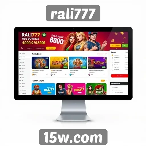 Interface do Rali777 é amigável e acessível